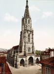 La cathédrale de Berne vers 1900