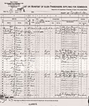 Registre d’arrivées des étrangers à Newport, Vermont, entre 1906 et juin 1924, document officiel listant les noms, âges, professions et lieux de résidence des passagers.