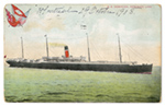 Paquebot S.S. Dominion de la Dominion Line en 1908