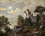 Clair de lune sur le Rhin en 1883