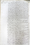 Manuscrit original de l’aveu et dénombrement de Louis Deschamps en 1725